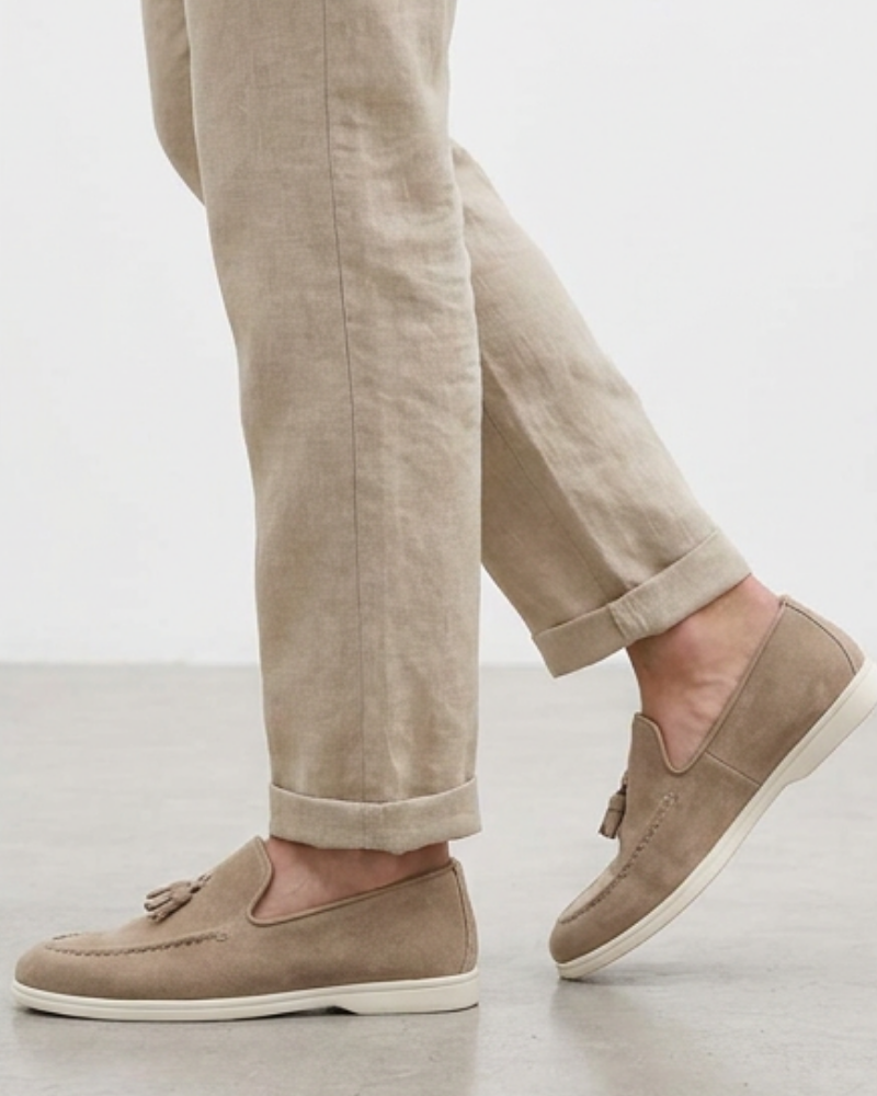 Men’s Suede Tassel Loafers